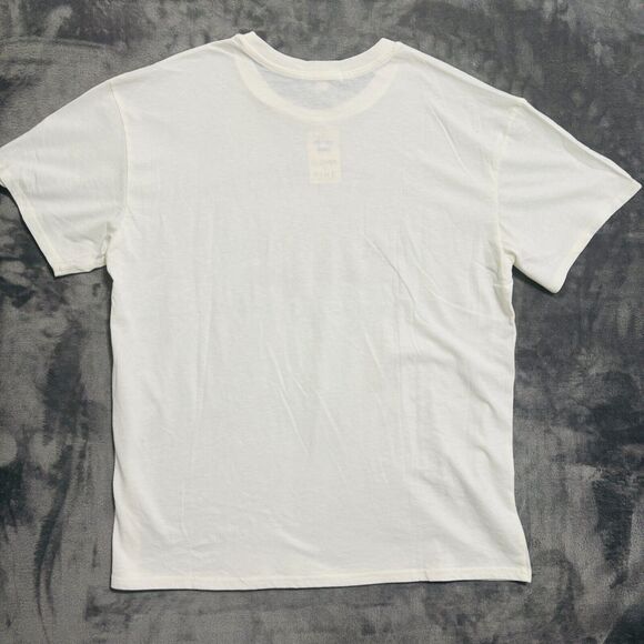 Clover & Pine 'These Boots Are Made For Dancin' T-Shirt Wms Sz XL Ivory Studded - Picture 2 of 5